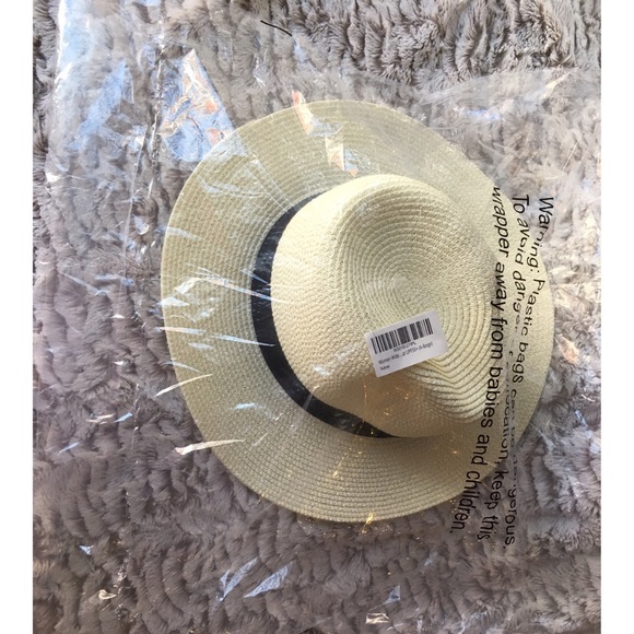 Beige Panama Women Sun Hat High Quality - Picture 7 of 7